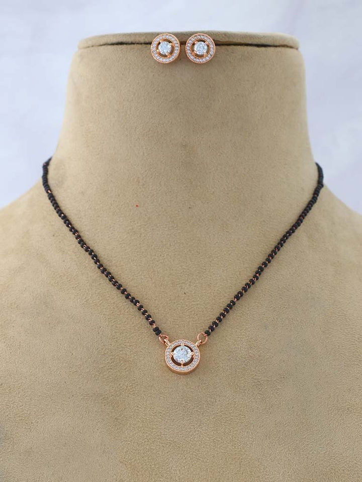 Rose Gold Briar Mangalsutra Set