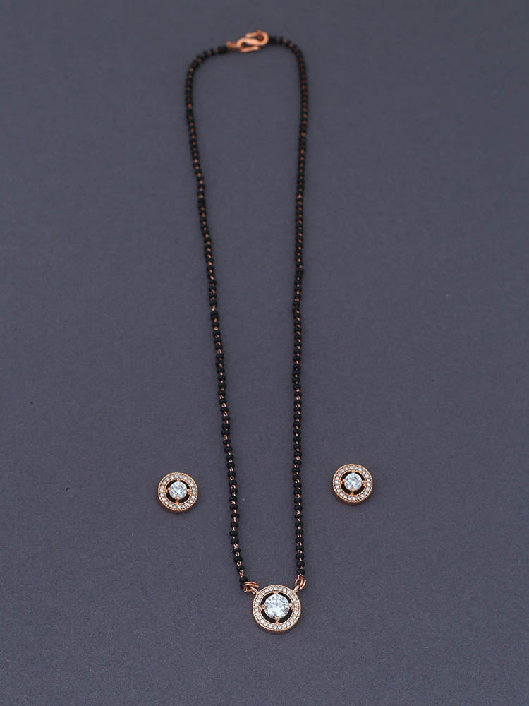 Rose Gold Briar Mangalsutra Set