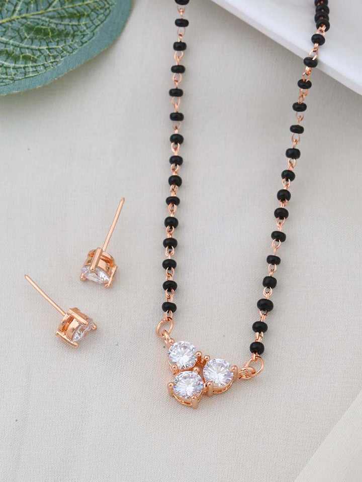 Rose Gold Dorothy Mangalsutra Set