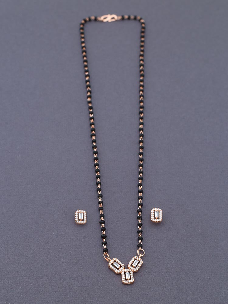Rosegold Habibah Mangalsutra Set
