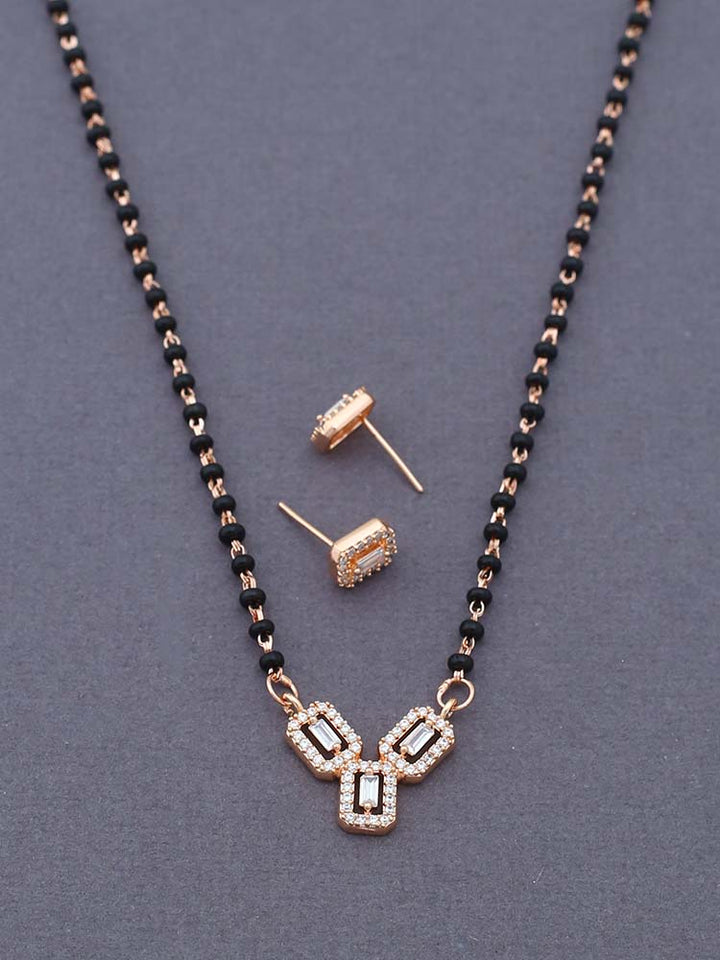 Rosegold Habibah Mangalsutra Set