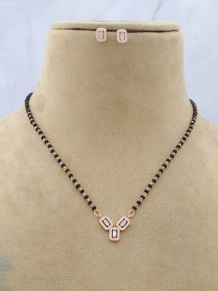 Rosegold Habibah Mangalsutra Set