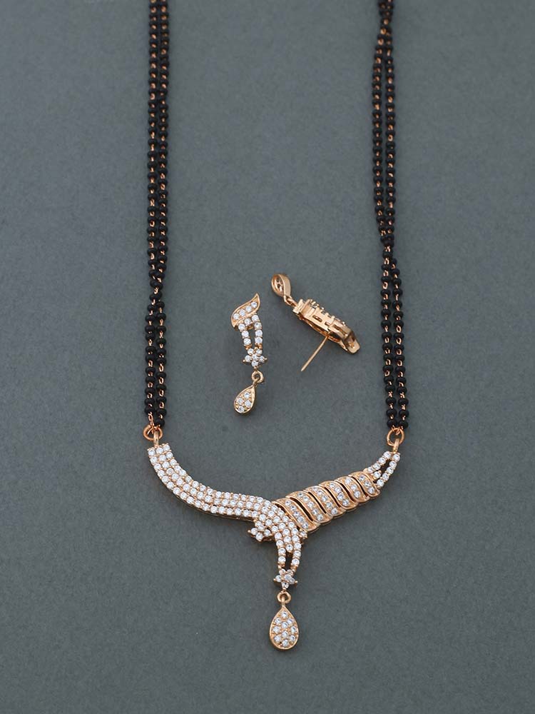 Rose Gold Heidi Mangalsutra Set