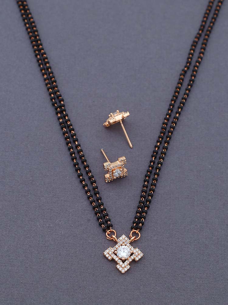 Rose Gold Mesi Mangalsutra Set