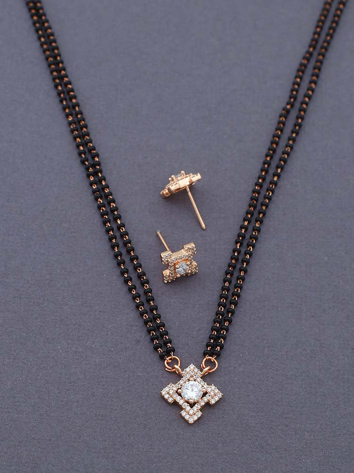 Rose Gold Mesi Mangalsutra Set
