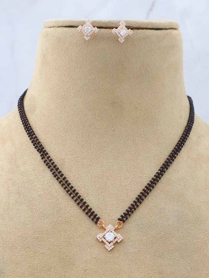 Rose Gold Mesi Mangalsutra Set