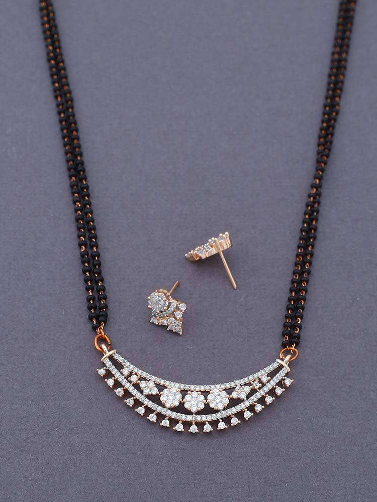 Rosegold Nashwa Mangalsutra Set