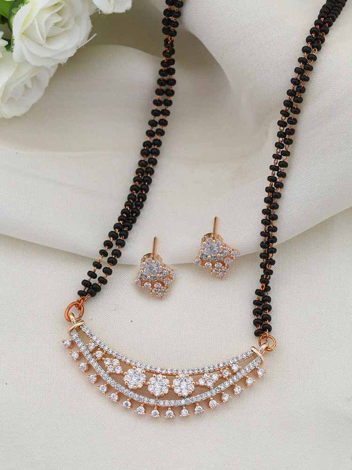 Rosegold Nashwa Mangalsutra Set