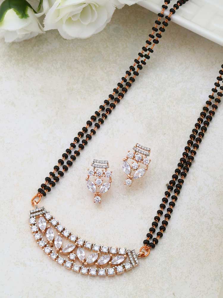 Rosegold Oseye Mangalsutra Set