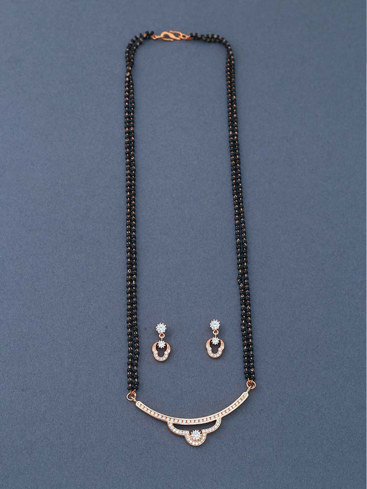 Rose Gold Qiraat Mangalsutra Set