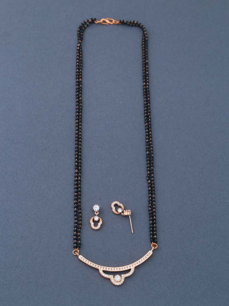 Rose Gold Qiraat Mangalsutra Set