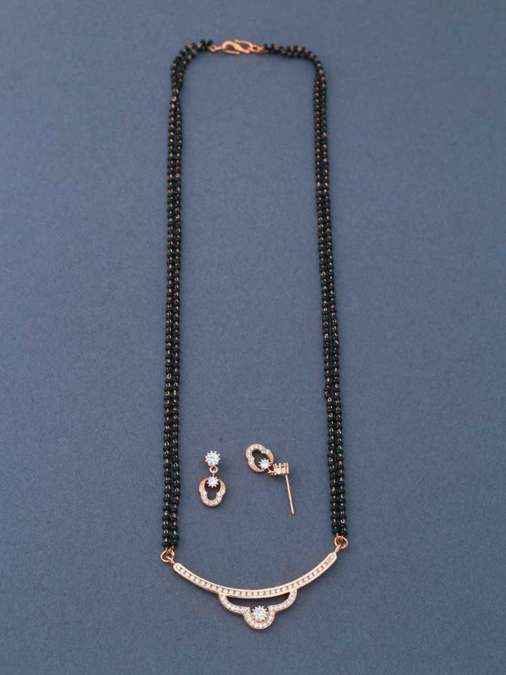 Rose Gold Qiraat Mangalsutra Set