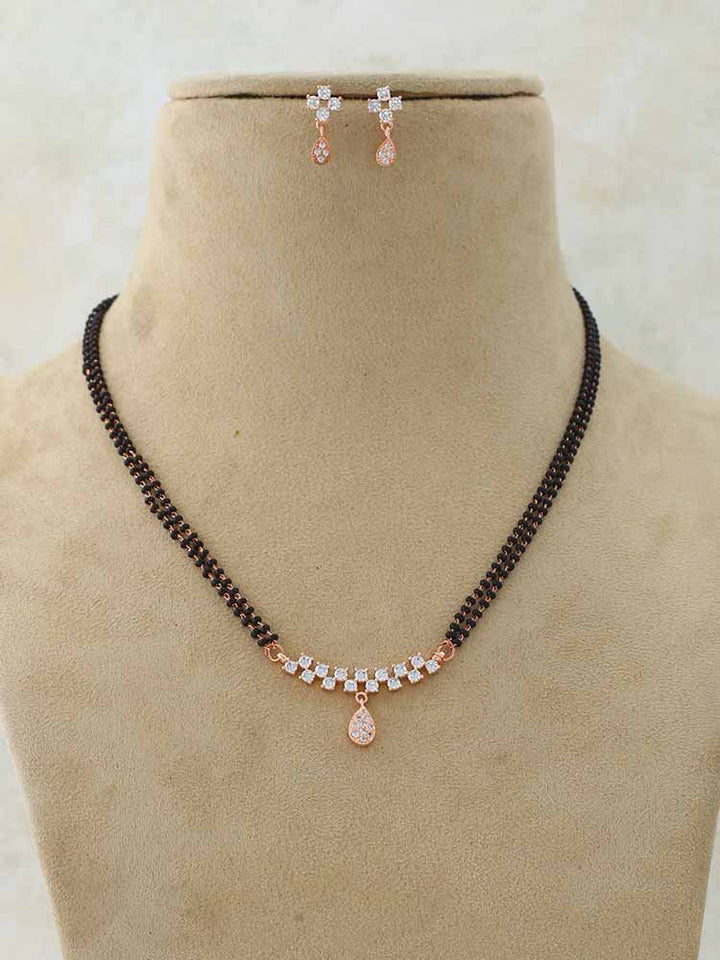 Rose Gold Rizky Mangalsutra Set
