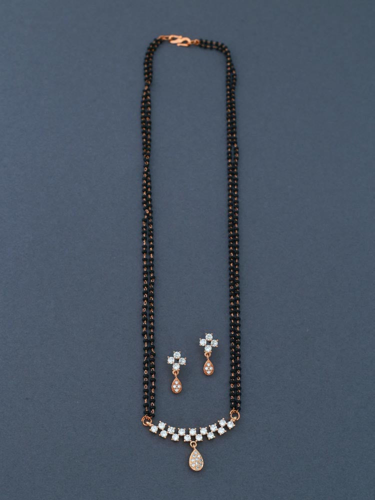 Rose Gold Rizky Mangalsutra Set