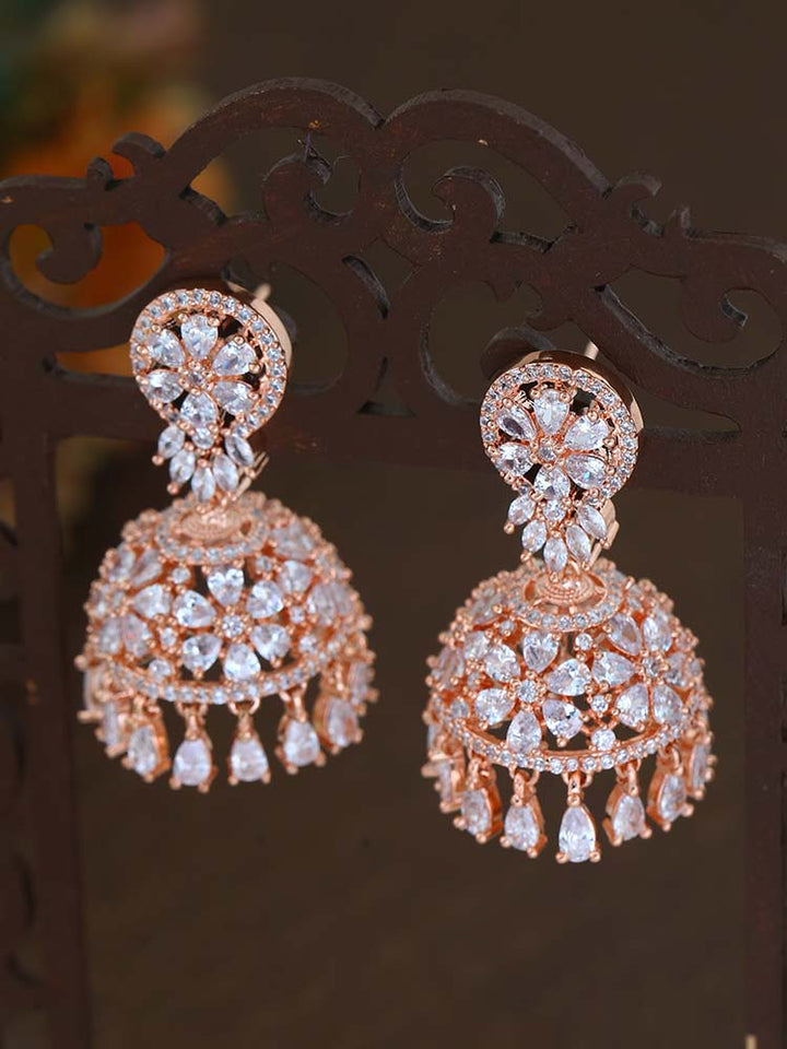 Rosegold Silvana Jhumkis
