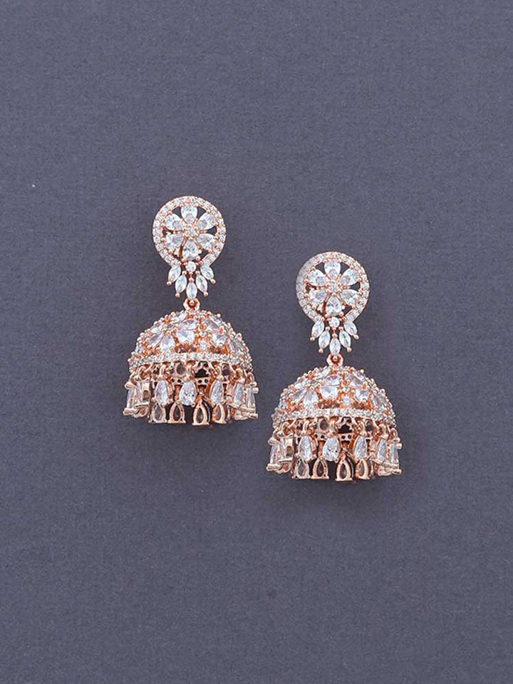 Rosegold Silvana Jhumkis