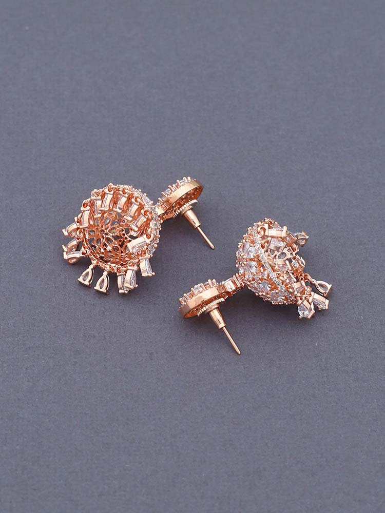 Rosegold Silvana Jhumkis