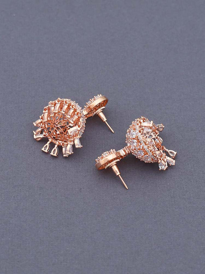 Rosegold Silvana Jhumkis