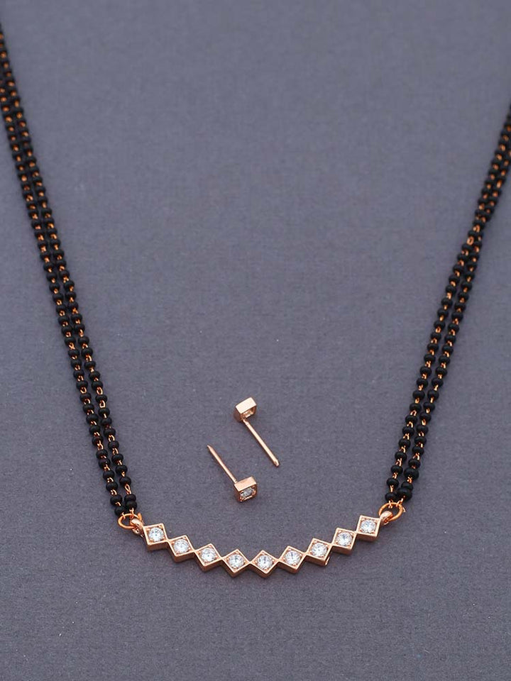 Rose Gold Tahini Mangalsutra Set