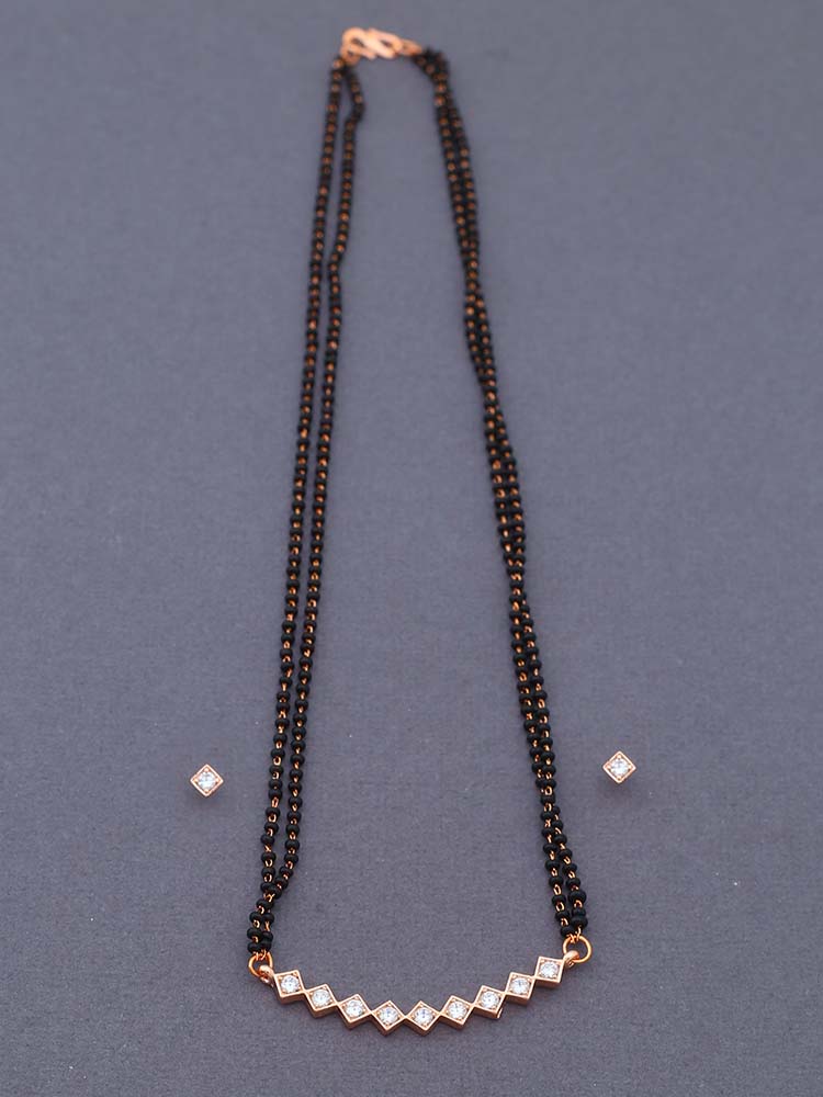 Rose Gold Tahini Mangalsutra Set