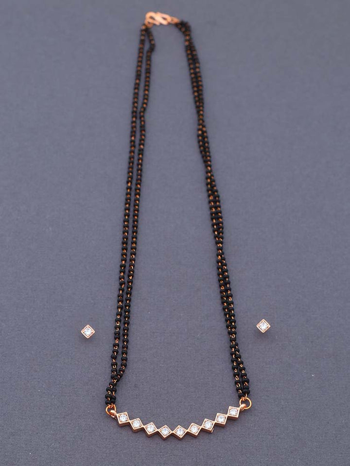 Rose Gold Tahini Mangalsutra Set