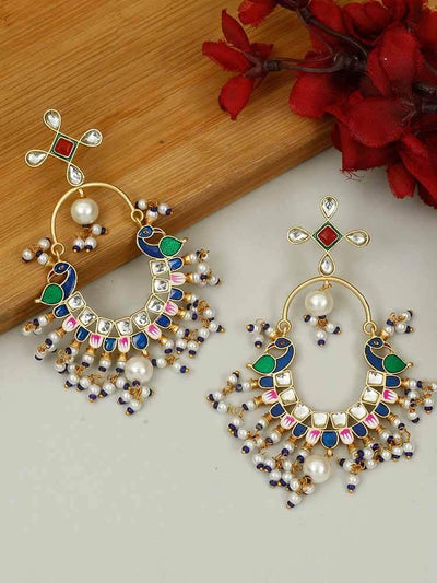earrings - Bling Bag Royal Blue Rahi Dangler Earrings