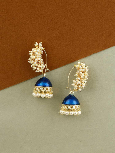 earrings - Bling Bag Royal Jhumki Earrings
