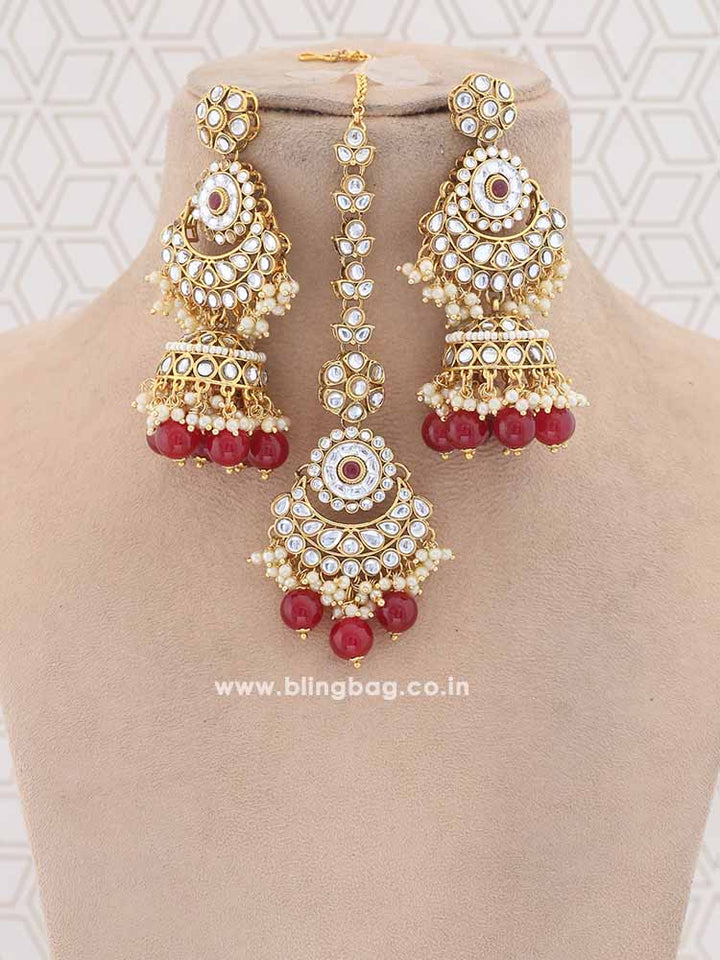 Ruby Abhisha Jewellery Set