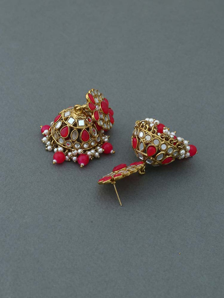Ruby Agniyar Jhumkis