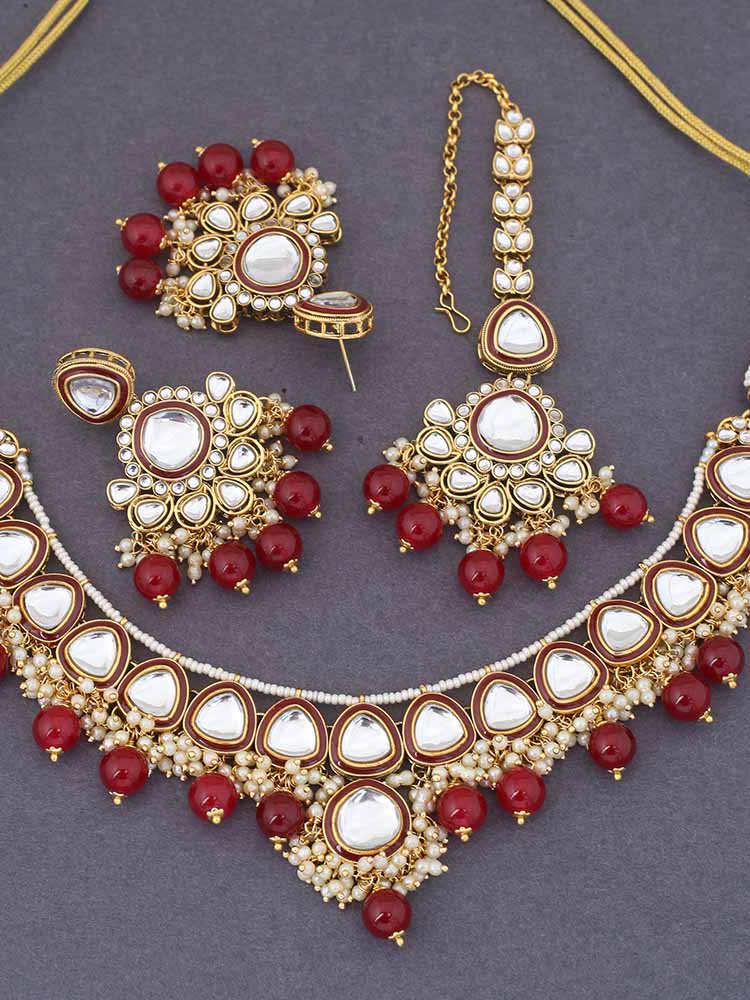 Ruby Anchita Jewellery Set