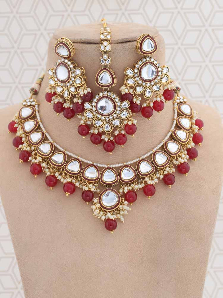 Ruby Anchita Jewellery Set
