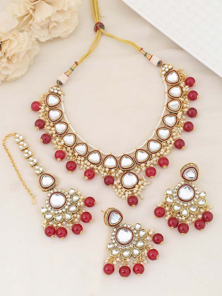 Ruby Anchita Jewellery Set