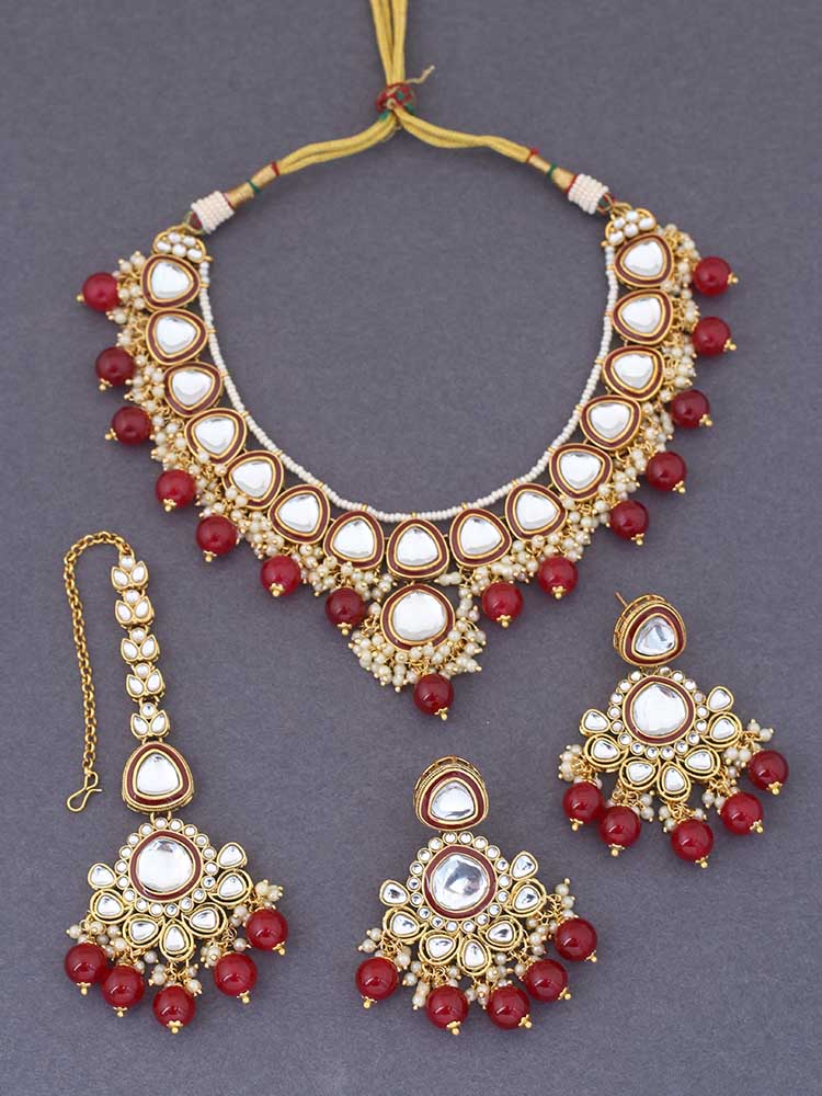Ruby Anchita Jewellery Set