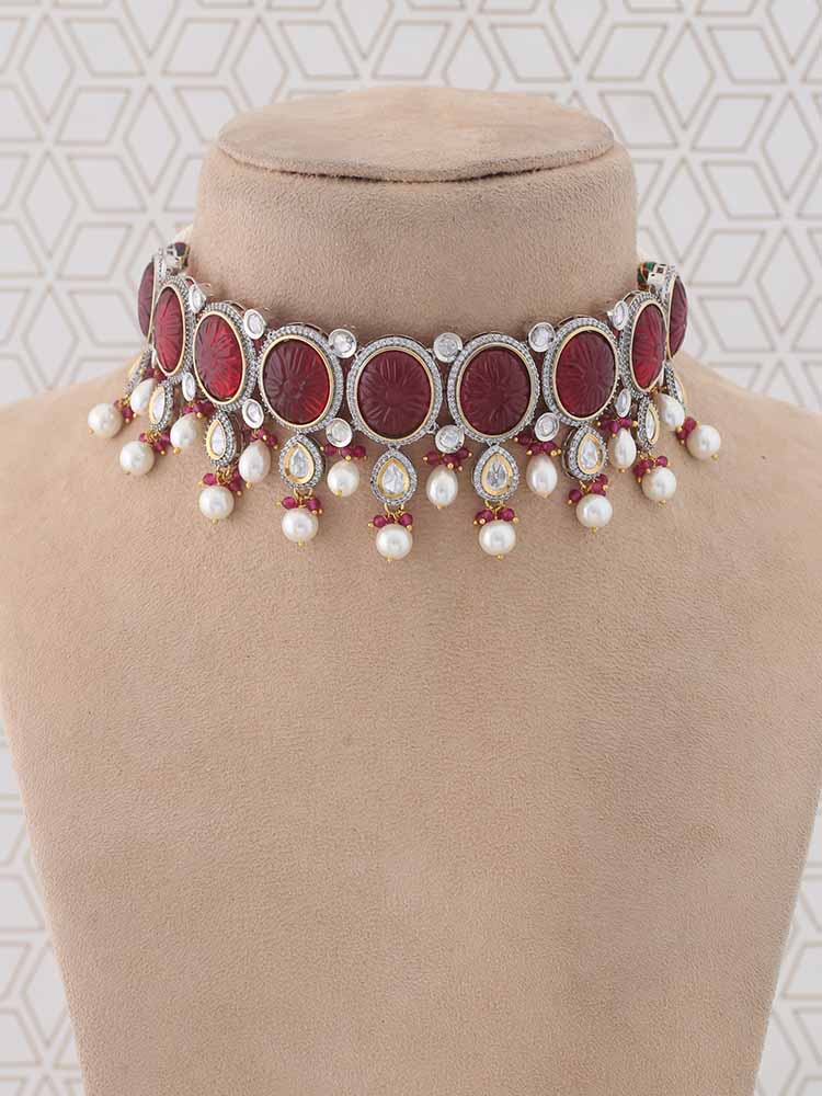 Ruby Athvika Jewellery Set