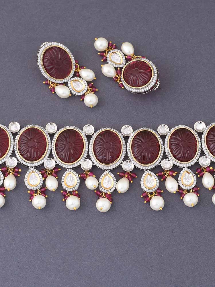 Ruby Athvika Jewellery Set