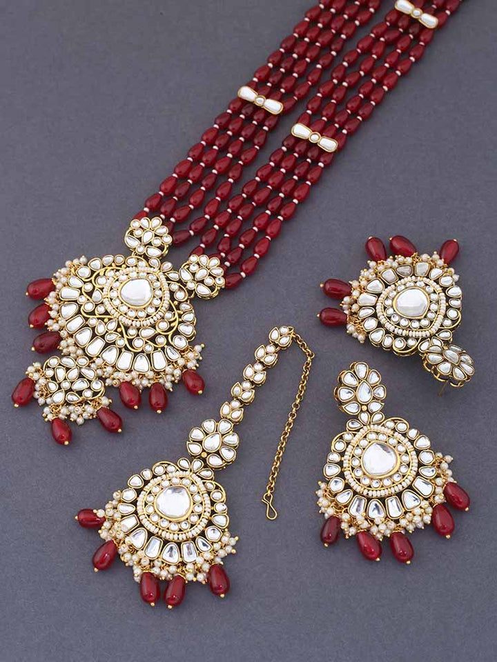 Ruby Daruka Jewellery Set