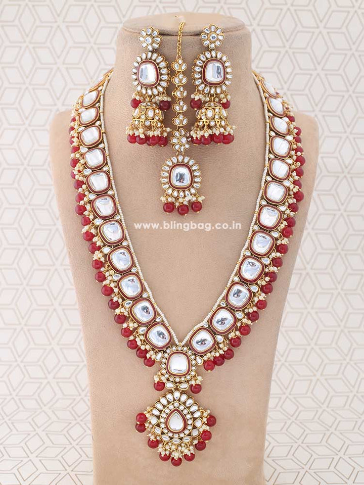 Ruby Dharuna Jewellery Set