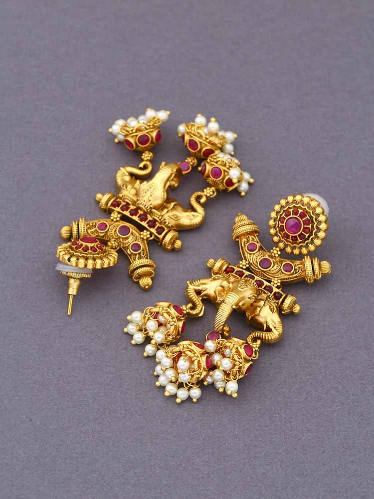 Ruby Gunadhish Danglers