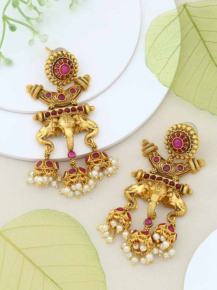 Ruby Gunadhish Danglers