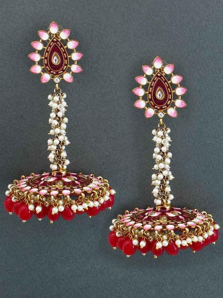 Ruby Jacki Jhumkis - Bling Bag