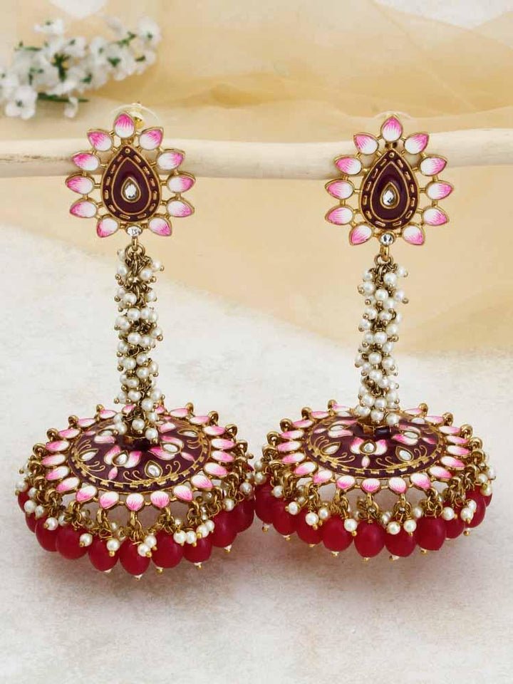 Ruby Jacki Jhumkis - Bling Bag