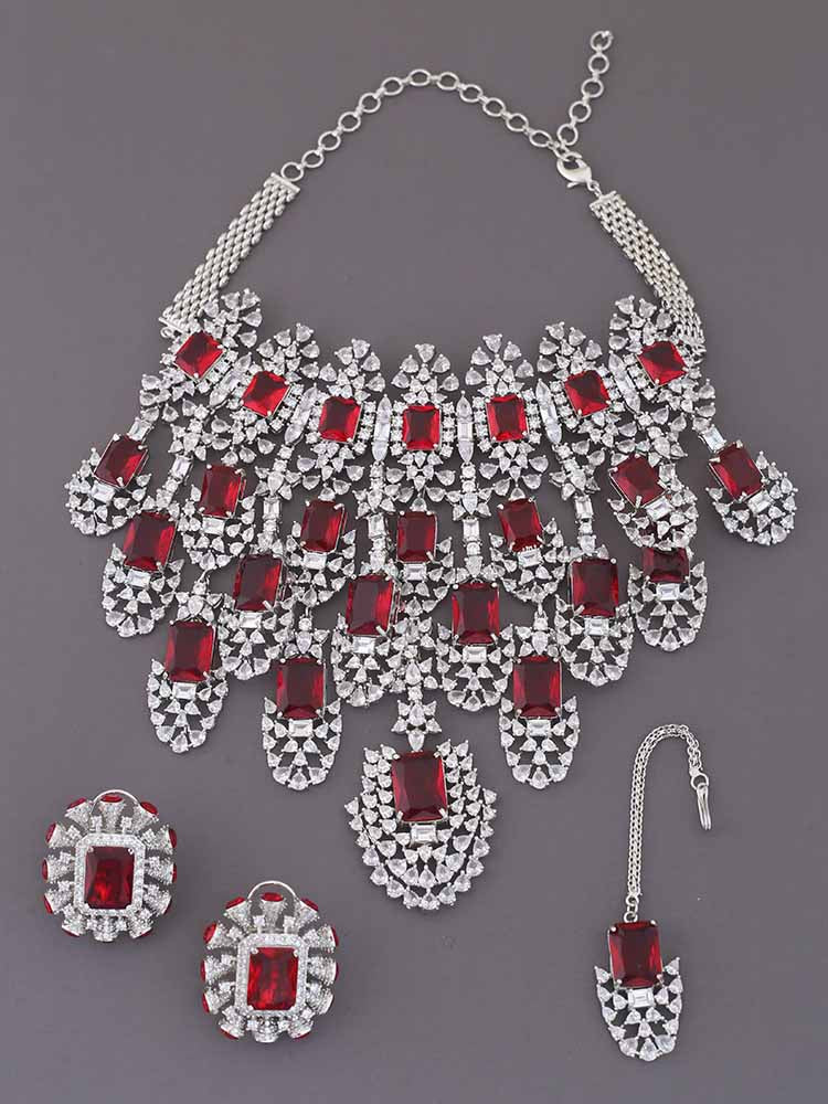 Ruby Kiara Bridal Jewellery Set