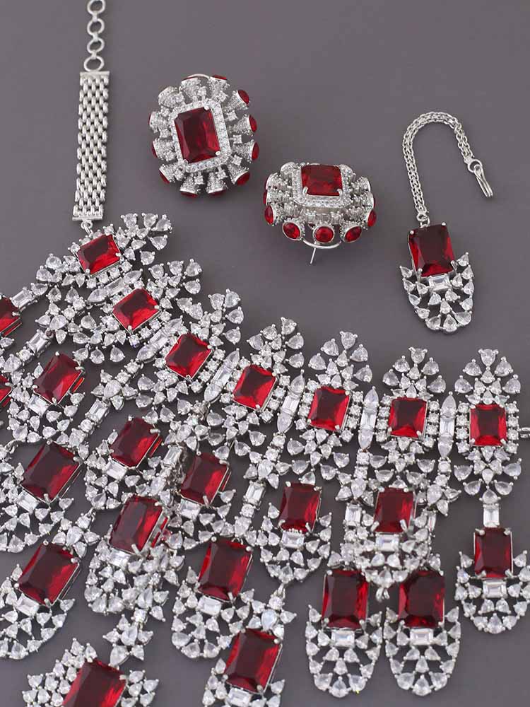 Ruby Kiara Bridal Jewellery Set