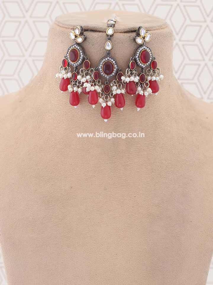 Ruby Nikola Jewellery Set