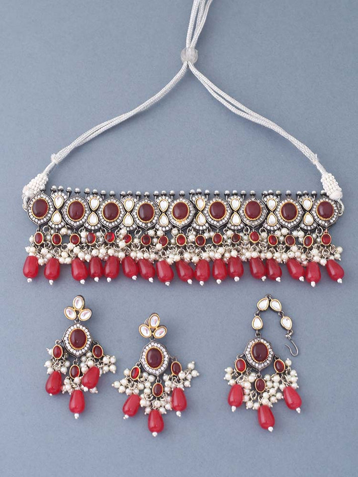 Ruby Nikola Jewellery Set