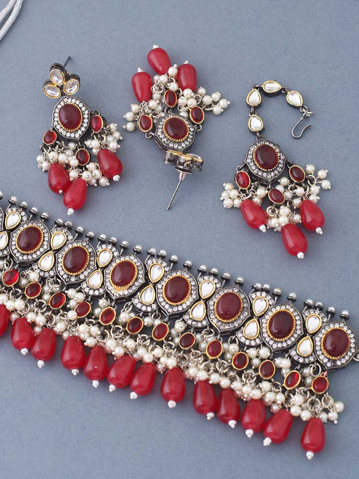 Ruby Nikola Jewellery Set
