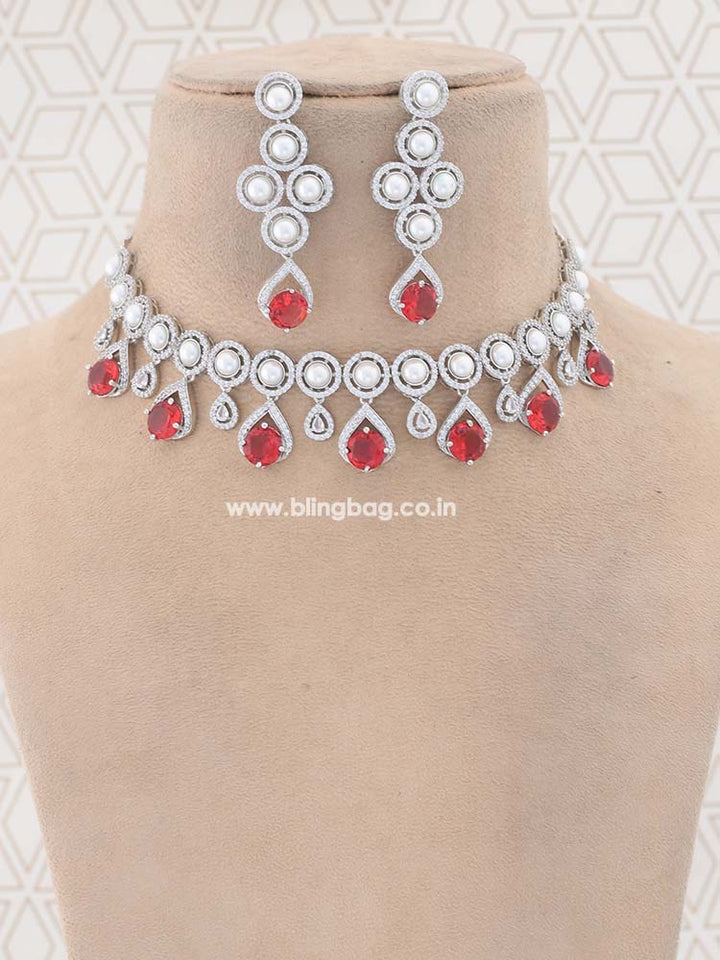 Ruby Perry Zirconia Jewellery Set