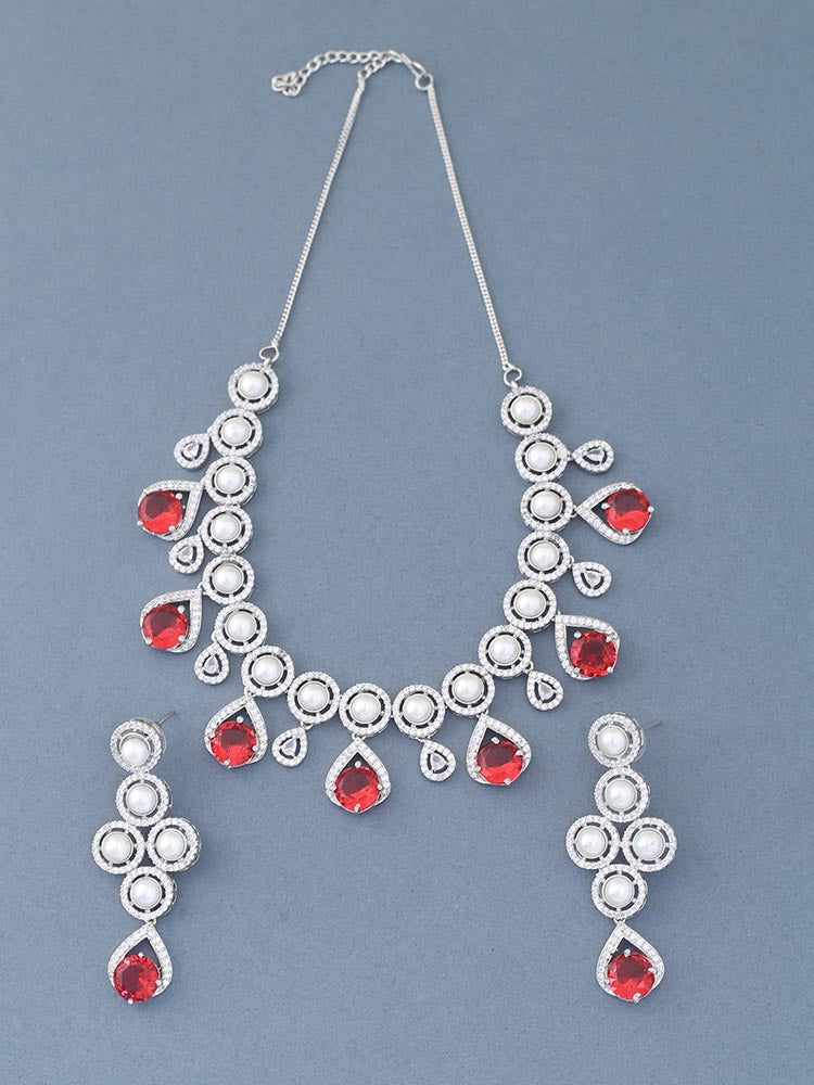 Ruby Perry Zirconia Jewellery Set