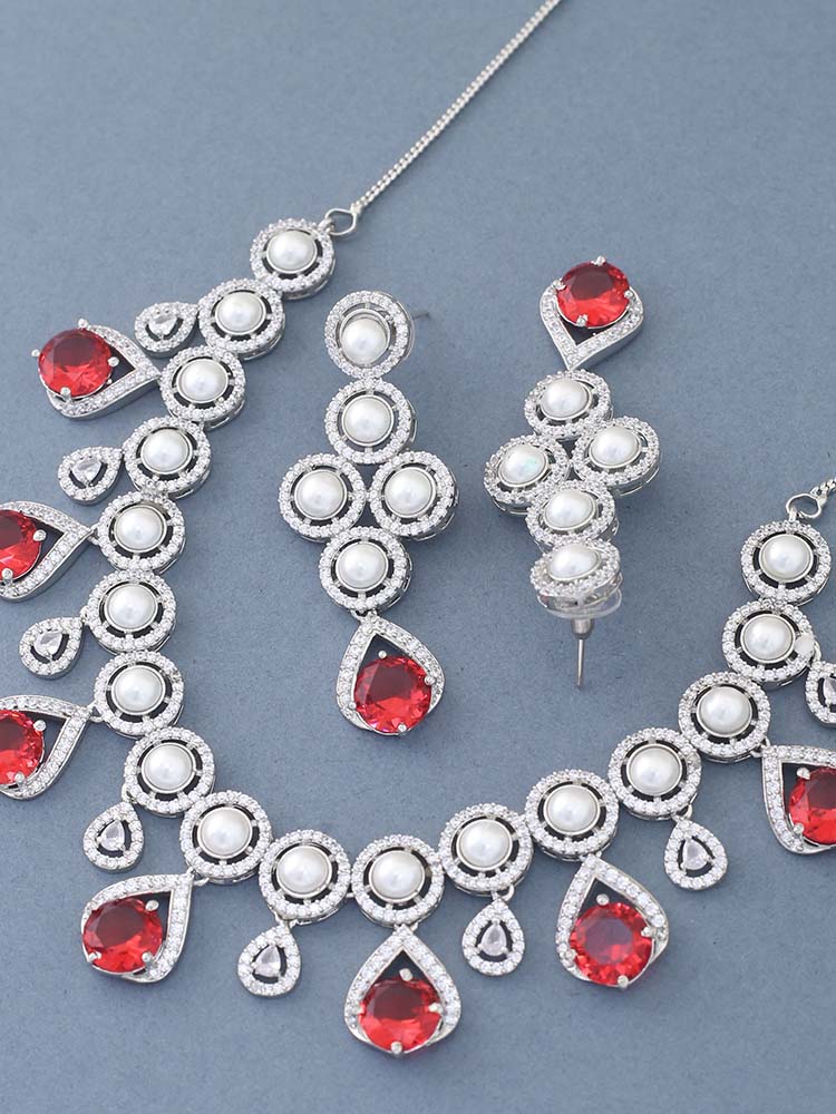 Ruby Perry Zirconia Jewellery Set