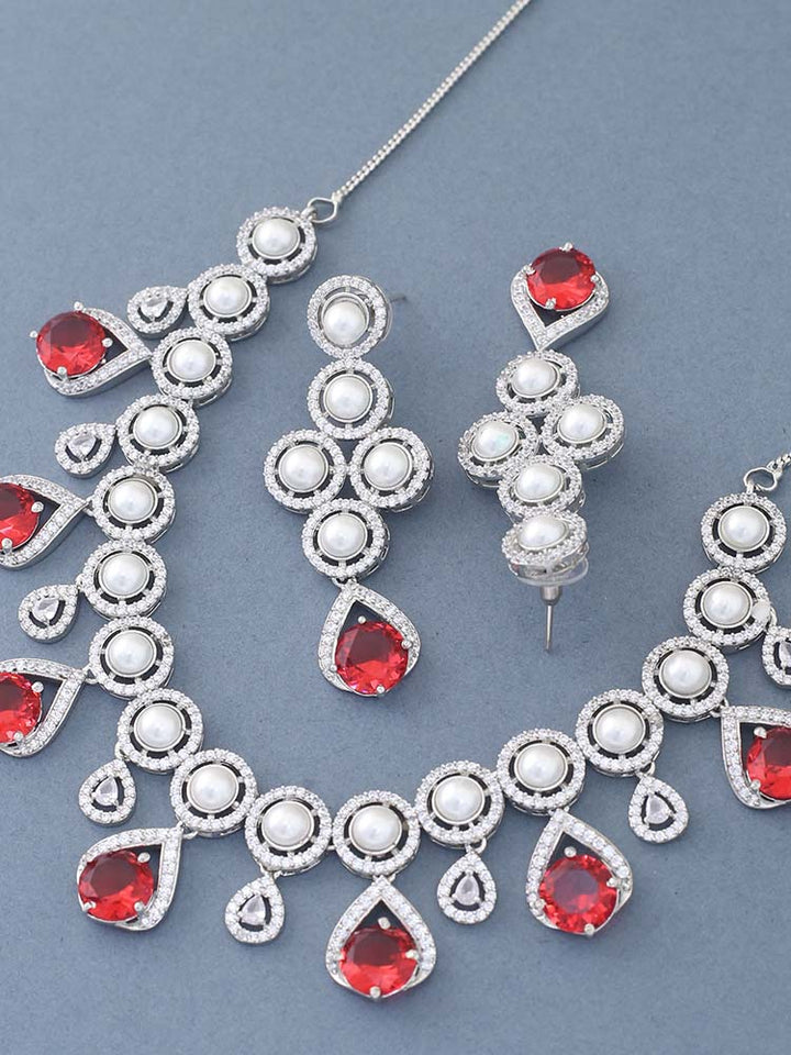 Ruby Perry Zirconia Jewellery Set